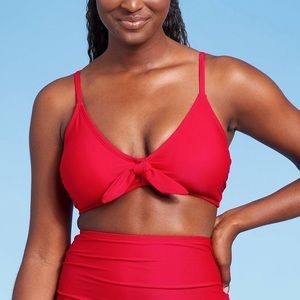 Tie Front Bikini Top